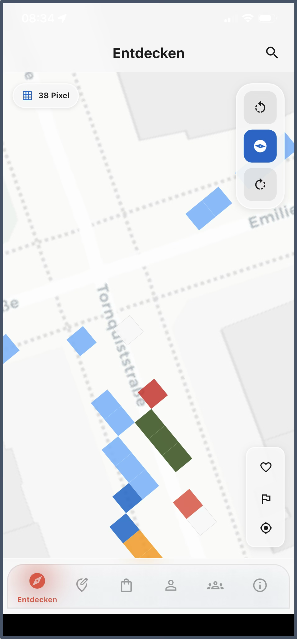 PaintWalk: Walk mode — move through real streets